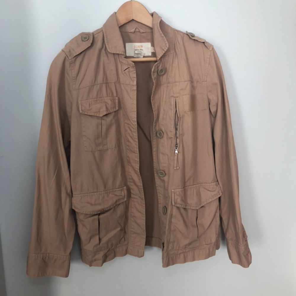 J. Crew Classic Twill Chino Jacket Sz 2